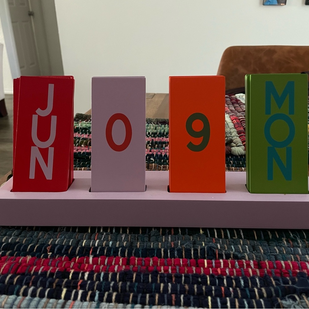 Colorful Perpetual Calendar